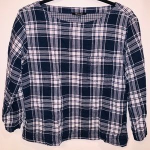 Madewell Bedford Boxy Plaid Tee